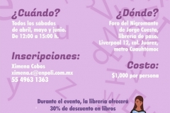Segundo taller de narrativa para mujeres