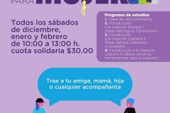 Taller de narrativa para mujeres
